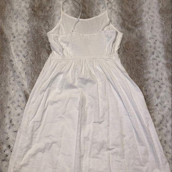 OLD NAVY Embroidered Swiss Dot Fabric A-LINE DRESS in WHITE - Picture 2 of 6